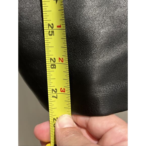 Leonardo Black 100% Leather Lined Button Jacket Made Canada Sz S/P - Picture 8 of 10